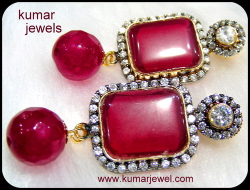 Crystal Red Earring