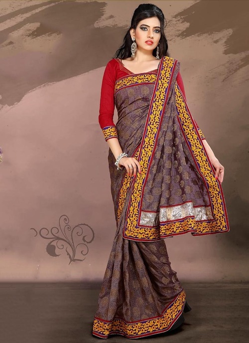 Grey Saree