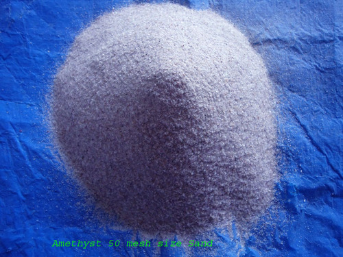 Crushed and polished Amethyst Sand and grit 1-3 mm energy grit