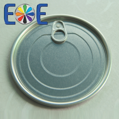 Metal lid for canned food
