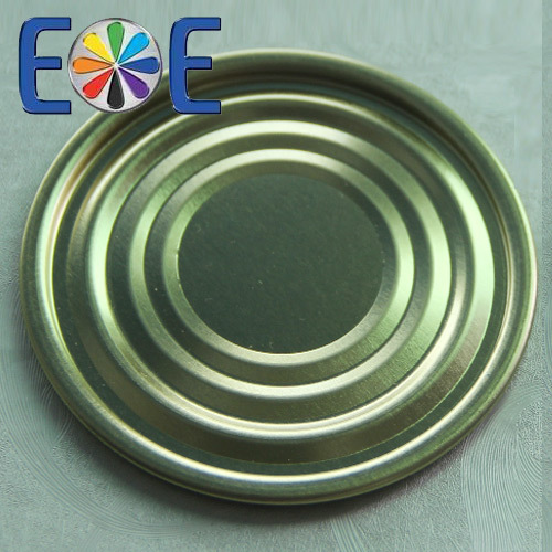 Tinplate Easy Open Bottom Lid - Diameter 83mm, Size 307#, Clear/Gold Lacquer | Durable, Customizable, Versatile, Reliable