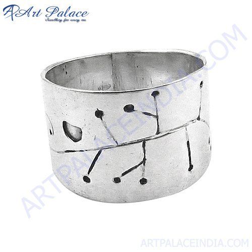Latest Design Plain Silver Ring, 925 Sterling Silver Jewelry