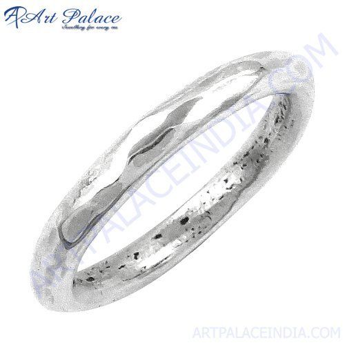 Fashionable Plain Silver Ring, 925 Sterling Silver Jewelry