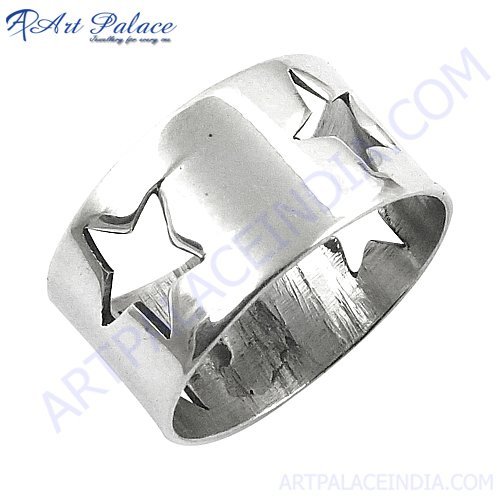 Newest Style Fashionable Plain Silver Ring, 925 Sterling silver Jewelry