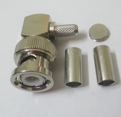 BNC (M) R/A Connector for RG58 Cable