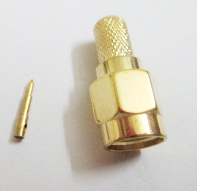 SMA (M) Straight Connector for LMR200/HLF200 Cable
