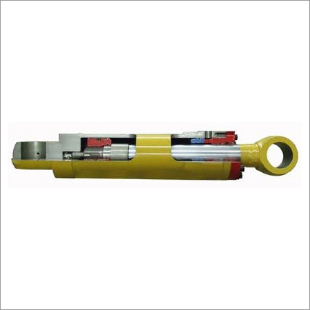 Single Acting Hydraulic Cylinder - Steel, Variable Bore Size, Variable Operating Pressure, Variable Stroke Length | Durable Design, Reliable Operation, Powerful Force