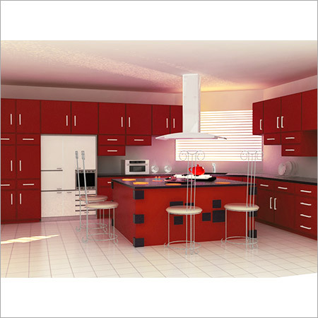Colorful Modular Kitchen