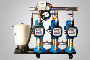 Pressure boosting system