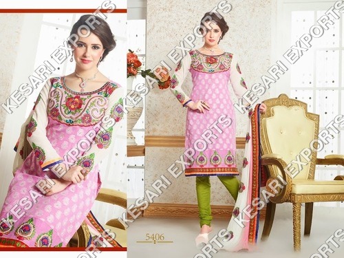 Chanderi Salwar Kameez