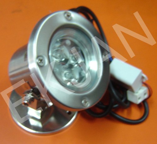 LED Submersible Light - Stainless Steel 316 Grade, RGB & Single Color Options, 220 Volt, Grey Finish