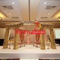 Golden Carved Mandap