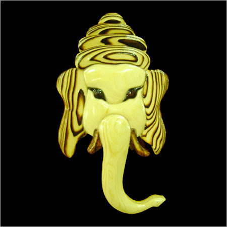 Wooden Ganesha Mask