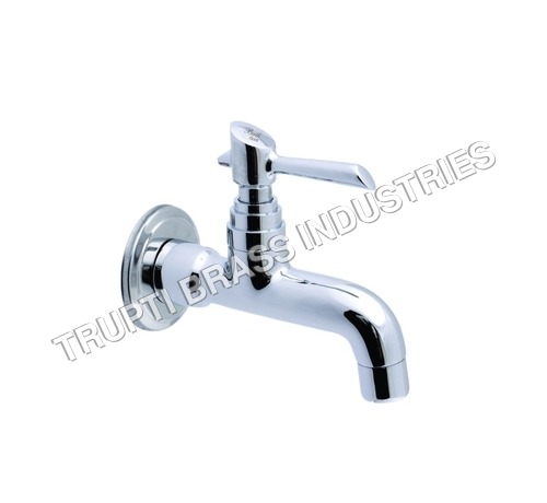 Long Body Bib Cock With Wall Flange