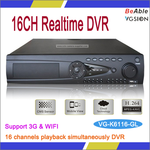 16 channels playback simultaneously DVR