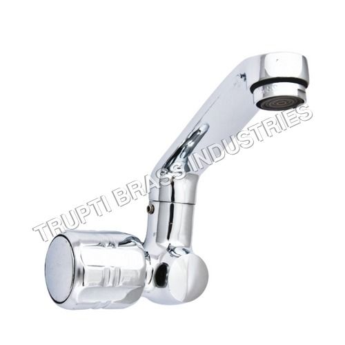 Stainless Steel Sink Cock With Swinging Casted Spout