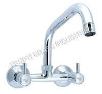 Sink With Extended Swinging Spout