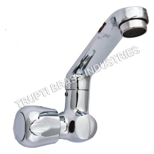 Swan Neck Pillar Tap With Central Hole