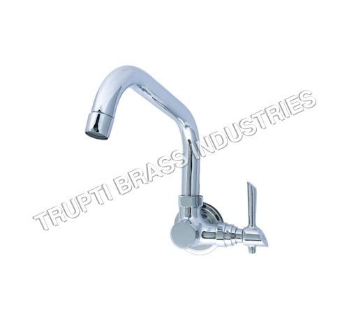 Sink Cock With Extended Swinging Spout