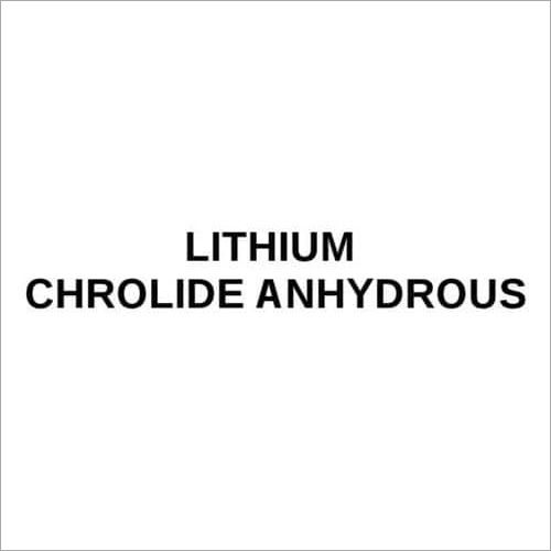 Lithuim Chloride Anhydrous 