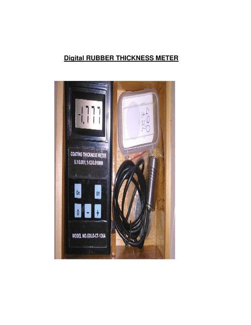 Coating Thickness Meter (Rubber plastic paint)