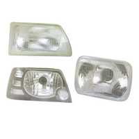 Car Head Lamp - Polycarbonate, Variable Size, Clear, 12v 4w-1l | Night Vision, Improved Visibility, Easy Installation