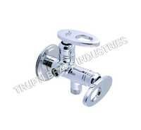 Two Way Angle Cock With Wall Flange