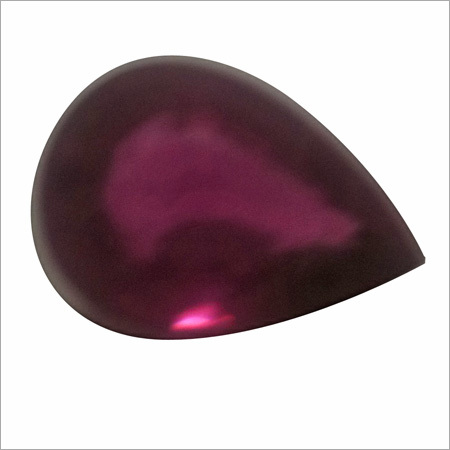 Ruby Lite Plain Pear Loose Stone