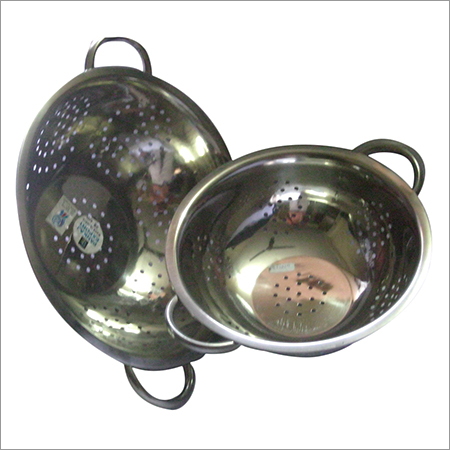 Steel Deep Colander