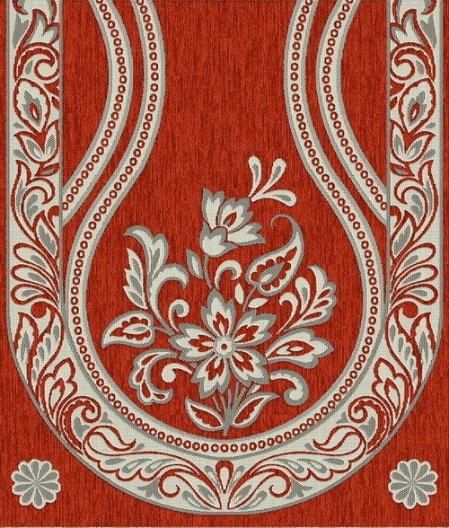 Printed Far Sofa Panel - 100% Cotton, Rectangular Shape, Vibrant New Colors | Ideal for Home and Hotel Decor