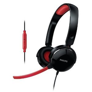 Philips SHG7210/10 Over-Ear Headphone with Mic (Black)