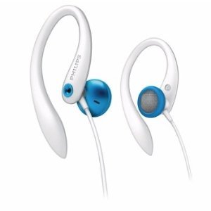 Philips SHS3216/28 Earhook Headphone - 16.5x8.6x2.8 cm White Wired | Lightweight Secure Fit Portable In-ear Design