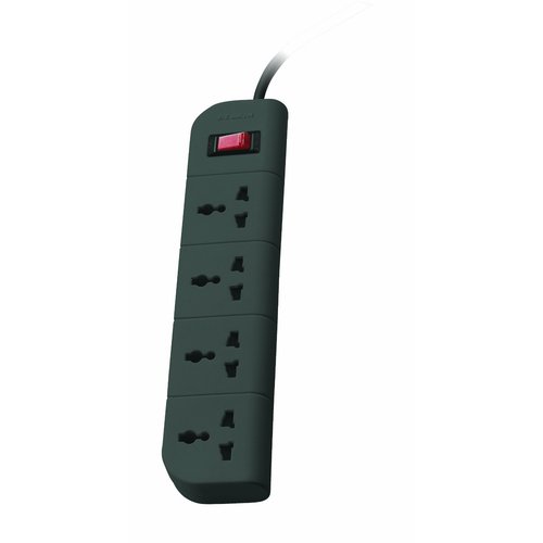Belkin F9E400zb1.5MGRY Essential Series 4 Socket Surge Protector (Gray)
