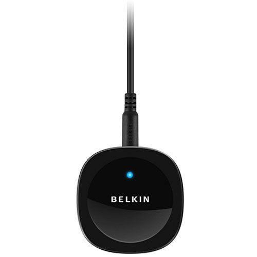Belkin F8Z492SAP Bluetooth Music Receiver (17.8x12.7x3.3 cm, Black) - Bluetooth V2.0+EDR, 33 Ft Range, Multi-Device Pairing