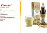 Thandai Syrup - 750 Ml Glass Bottle | Natural Ingredients, Exotic Flavor, Refreshing Drink