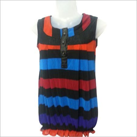 Multi Colored Sleeveless Top