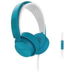 Philips SHL5205BL/10 CitiScape On-Ear Headphone with In-Line Mic (Blue)