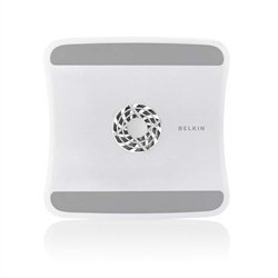 Belkin F5L055QE Laptop Cooling Pad with Patented Air-flow Wing (White)