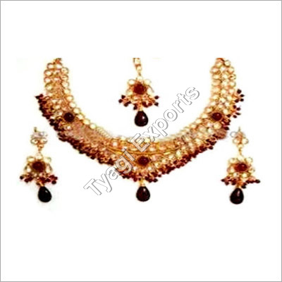 Golden Kundan Antique Work