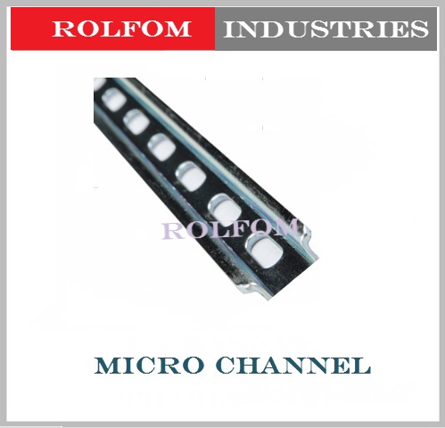 MCB Micro Channel - Steel, Smooth Black Finish | Durable, Robust Design for Petrochemical, Automobile, and Electrical Industries