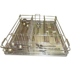 Perforated Sheet Cutlery Basket