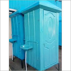 Sky Blue Portable Toilet Cum Bathroom