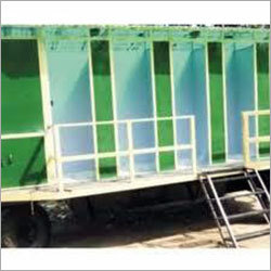 Green 10 Seater Mobile Urinal Trolley