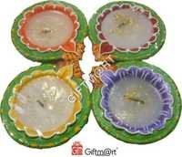 Clay Diya Set