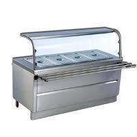 Hot Bain Marie With Sneeze Guard