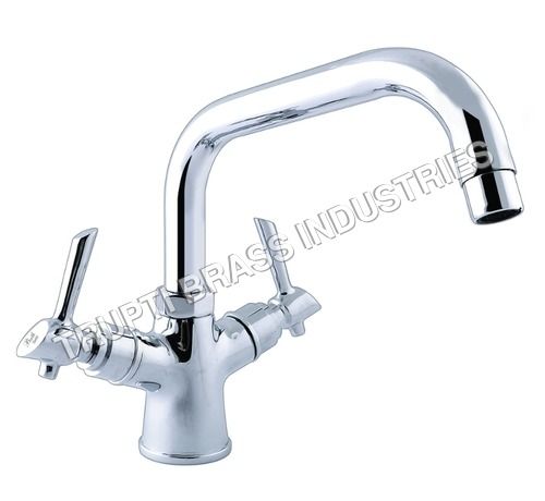 Basin Mixer Central Hole With Extended Spout