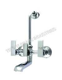 Wall Mixer With Bend For Arrangement Of Overhead