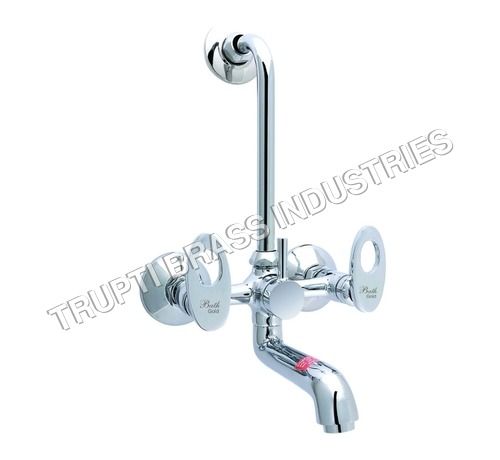 Wall Mixer With Bend For Arrangement Of Overhead