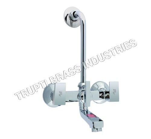 Wall Mixer With Bend For Arrangement Of Overhead