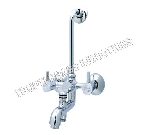 Stainless Steel Wall Mixer 3 In 1 With Provision For Both Telephon